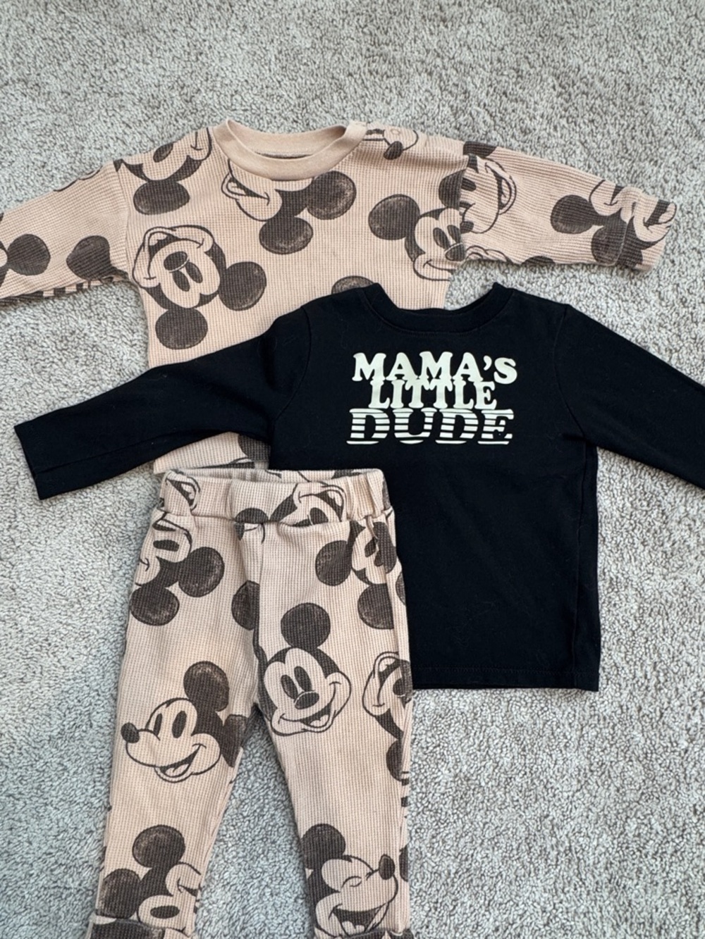 Disney Mickey Mouse Toddler Boy Outfit Bundle 12M Mixed Size (12M/2T)